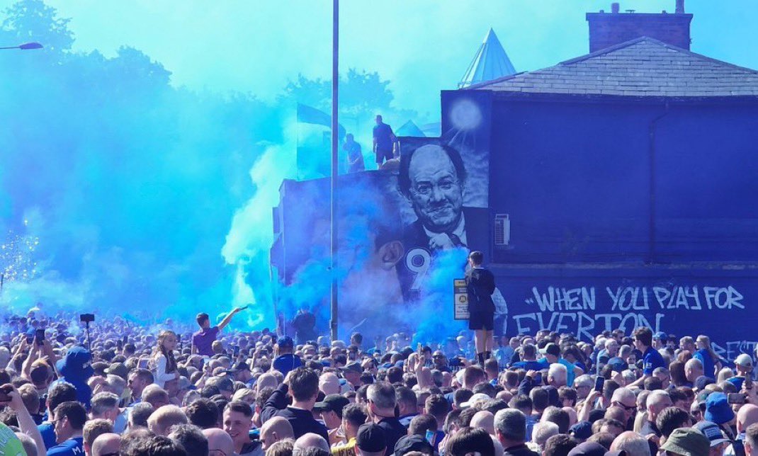 Prouder than ever to have been part of such a special moment yesterday and to have scored the final goals at Goodison Park.

Huge thanks to all the fans for making it unforgettable and for your support all along the season.

Up the Toffees ! 💙