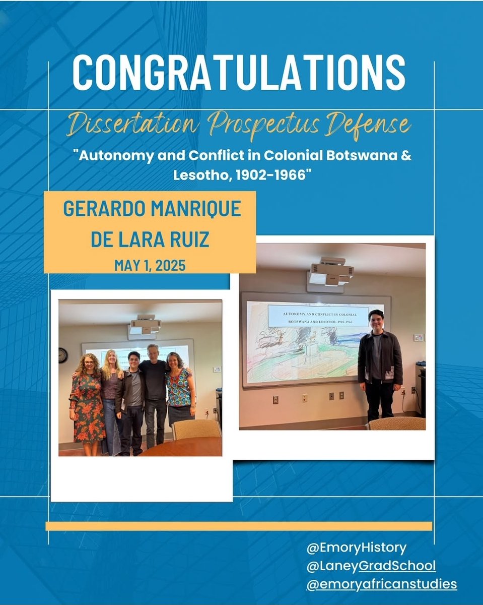 Emory African Studies (@emoryias) on Twitter photo Congratulations Gerardo! Congratulations Gerardo!
