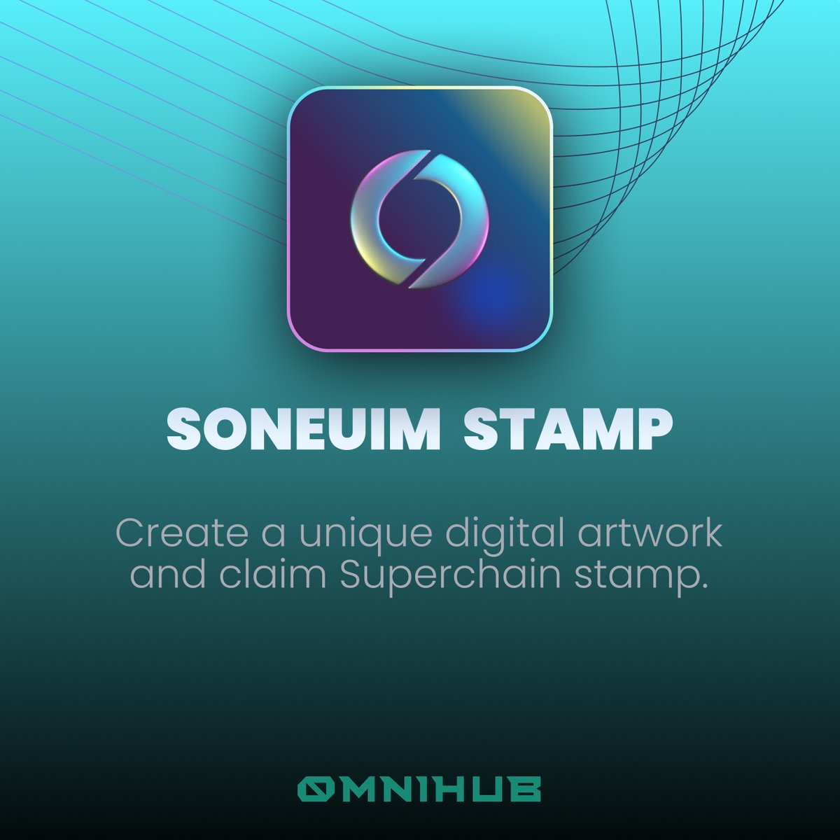 Superchain Stamp Card campaign is LIVE ! 100% FREE ⚡️

🏆 Compete for the title of the most creative builder on @Soneium !

👉 Join now: omnihub.xyz/superchain-sta…

Create &amp; mint unique NFT 🎨
Claim #Superchain Stamp 🏅