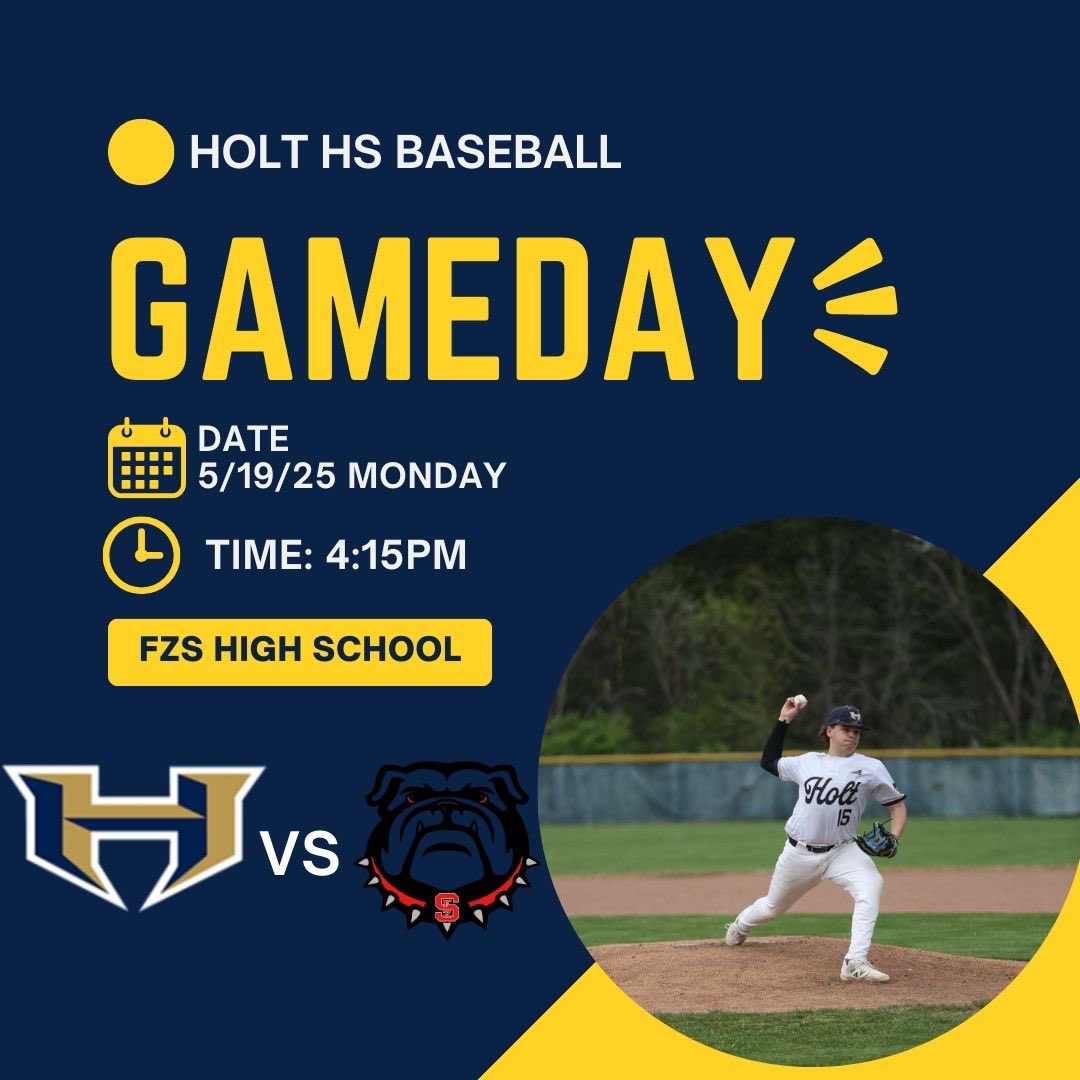GAMEDAY!

Final regular season game of the season vs FZS on the road! Come out and support the squad 

#WeAreHolt