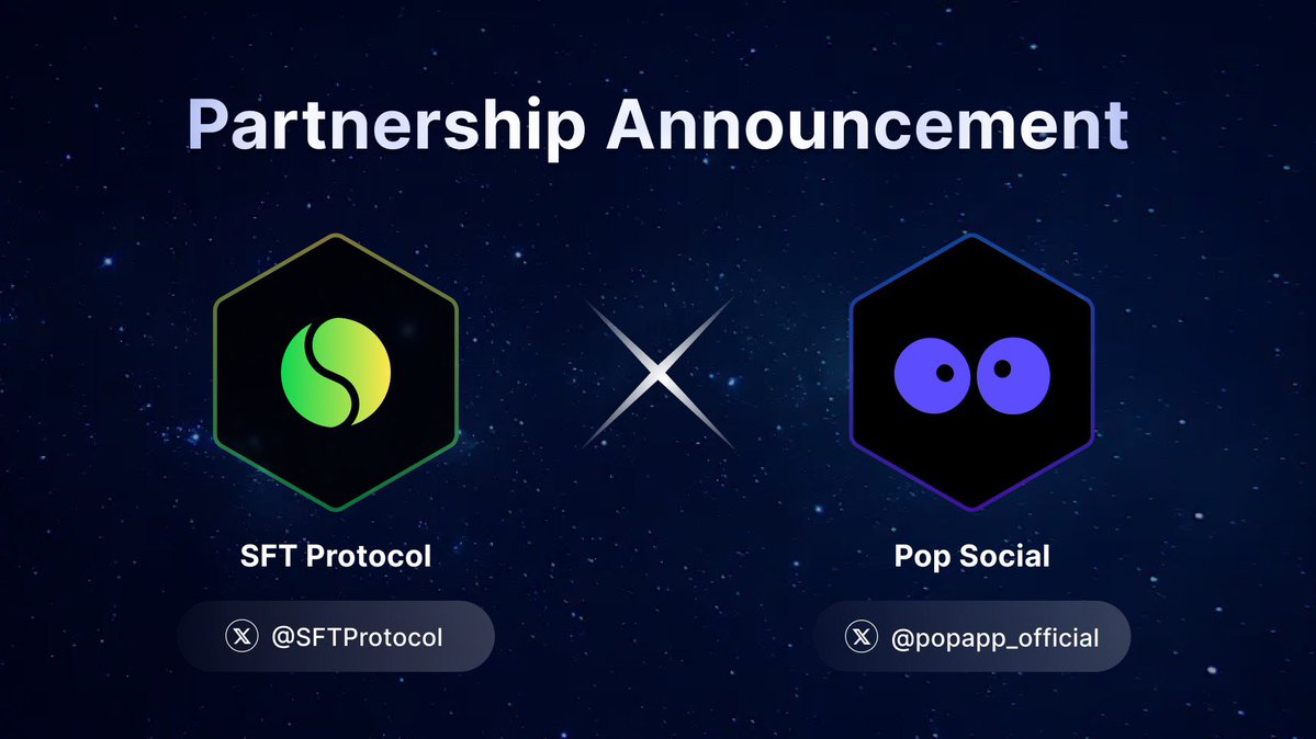  DEFI_EAGLE (@defi_eagle) on Twitter photo ✨ <a href="/SFTProtocol/">SFT Protocol</a> teams up with @PopApp_Official to push the limits of decentralized AI infrastructure.
🟣 #PopSocial introduces a new era of social media, combining AI and Web3 to offer a decentralized platform where users, both creators and consumers, reclaim control over their ✨ <a href="/SFTProtocol/">SFT Protocol</a> teams up with @PopApp_Official to push the limits of decentralized AI infrastructure.
🟣 #PopSocial introduces a new era of social media, combining AI and Web3 to offer a decentralized platform where users, both creators and consumers, reclaim control over their