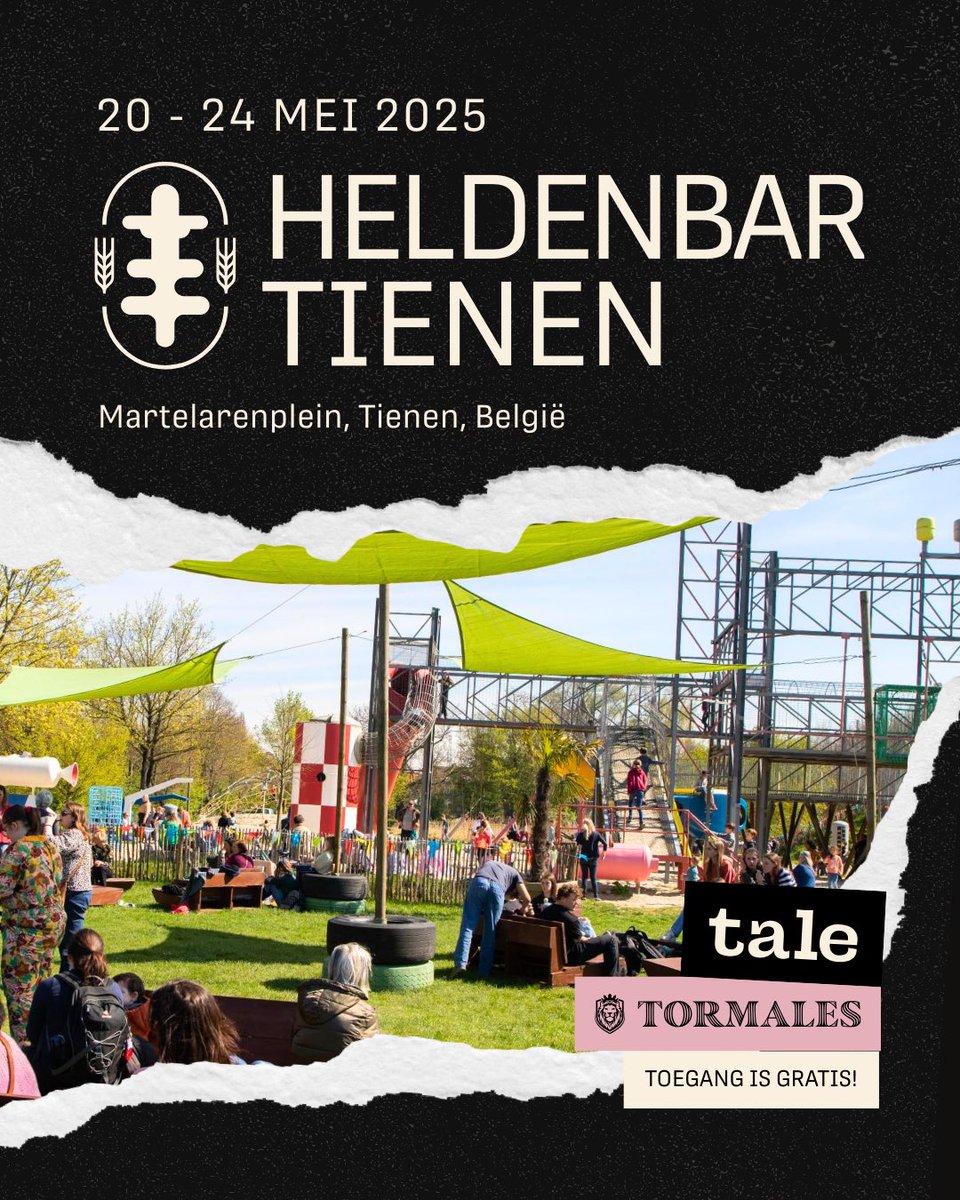tale_beer's tweet photo. Team Tale & Tormales nemen de tap over bij de Heldenbar π»
Kom chillen op het Martelarenplein in Tienen terwijl de kids losgaan in Heldenland.
π
20-24 mei | π Gratis | π Tienen
#TeamTale #TaleBeer #Heldenbar #DrinkLocal #PopUpBar #FamilyFun https://t.co/V9NyE2sQfg