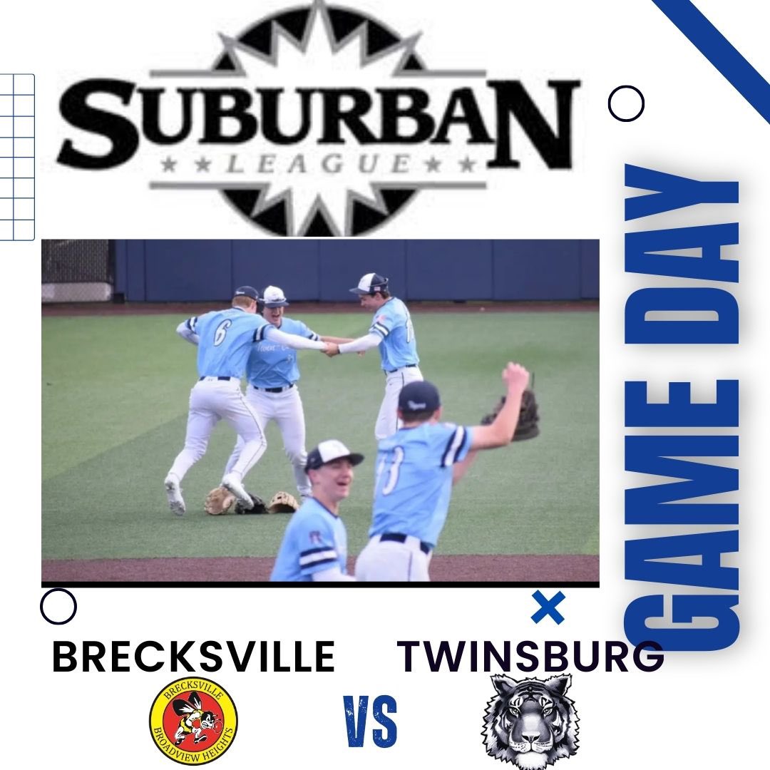 Twinsburg Tigers Baseball (@ths_baseball21) on Twitter photo 🚨⚾️ GAME DAY ⚾️🚨
🆚 <a href="/Brecks_Baseball/">Bees Baseball</a>
📍Brecksville, Ohio
🏟️Brecksville Varsity Baseball Field
🌥️ 58°
⏰ 5:00 PM
<a href="/TwinsburgTigers/">Twinsburg Athletics</a> 🚨⚾️ GAME DAY ⚾️🚨
🆚 <a href="/Brecks_Baseball/">Bees Baseball</a>
📍Brecksville, Ohio
🏟️Brecksville Varsity Baseball Field
🌥️ 58°
⏰ 5:00 PM
<a href="/TwinsburgTigers/">Twinsburg Athletics</a>