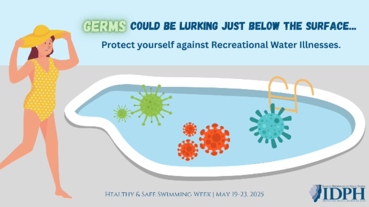 Don’t let Recreational Water Illnesses get you down this summer!

🔗 Learn how you can stay healthy while swimming here: cdc.gov/healthy-swimmi…