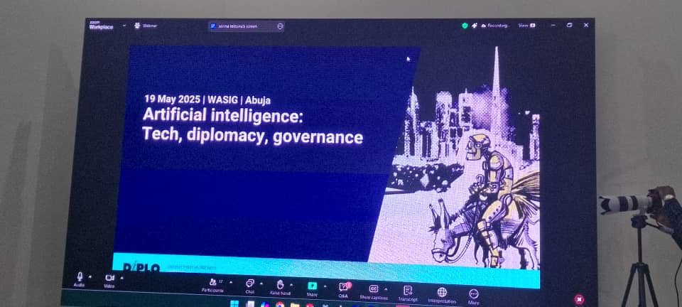 Bakary KOUYATE (@kbakary) on Twitter photo A #Abuja pour partager mes expériences à l'Ecole Ouest Africaine pour la Gouvernance de l'Internet #WASIG dont le thÚme porte sur l'Intelligence artificielle.
l'école découlera sur le forum <a href="/waigf/">West Africa IGF</a>
Ensemble pour une gouvernance multipartite afin qu'internet soit ouvert, accessible A #Abuja pour partager mes expériences à l'Ecole Ouest Africaine pour la Gouvernance de l'Internet #WASIG dont le thÚme porte sur l'Intelligence artificielle.
l'école découlera sur le forum <a href="/waigf/">West Africa IGF</a>
Ensemble pour une gouvernance multipartite afin qu'internet soit ouvert, accessible