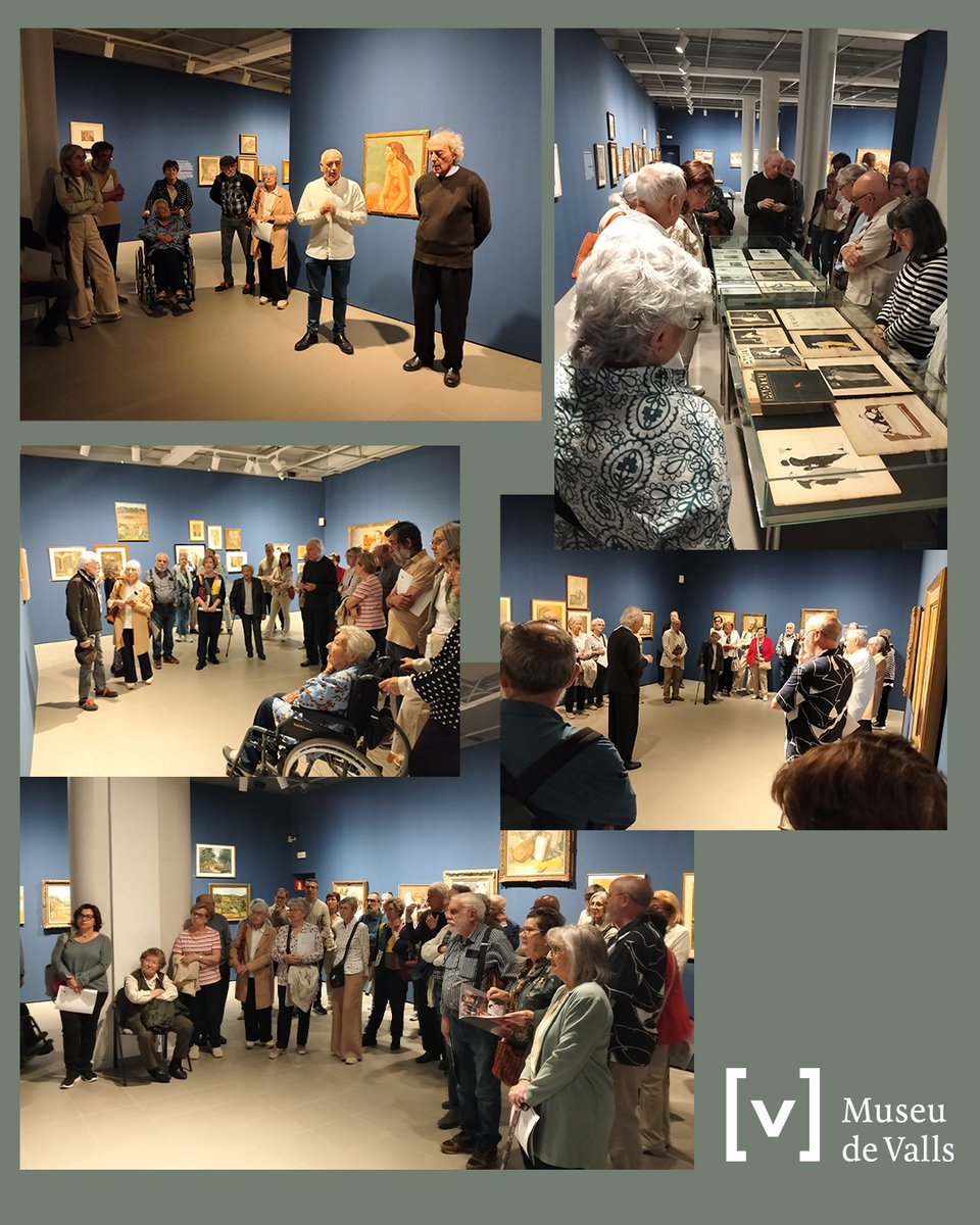 Estem molt contents de la resposta que han tingut les dues visites guiades a l'exposició 'Manuel Humbert: L'Àngel del Noucentisme' que hem organitzat durant el cap de setmana. Recordeu que l'exposició es pot visitar fins a finals de juny.