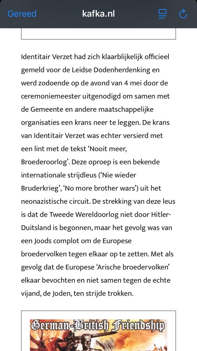 Initiatiefnemers van de demo in Katwijk zijn bekende rechtsextremisten, actief voor voor Identitair Verzet die neonazistische leuzen gebruikt. 

Hoe verrassend, dat zich vrijwel altijd nazistisch gedachtegoed openbaart, als je verder kijkt dan de oppervlakte.