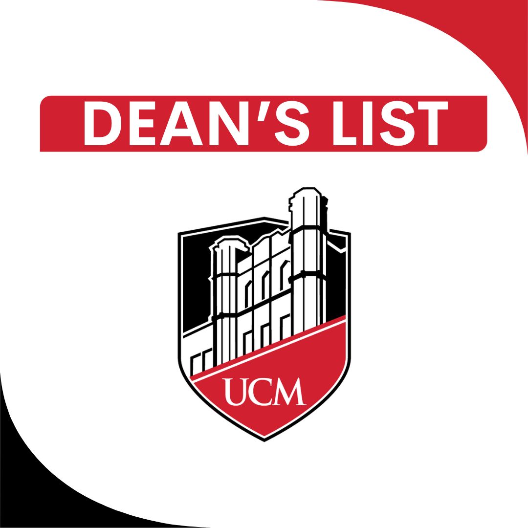 Congrats to all of our students who made the Dean’s List for the spring 2025 semester: ucmo.edu/deanslist
SHARE this with friends and family who made the list to congratulate them!