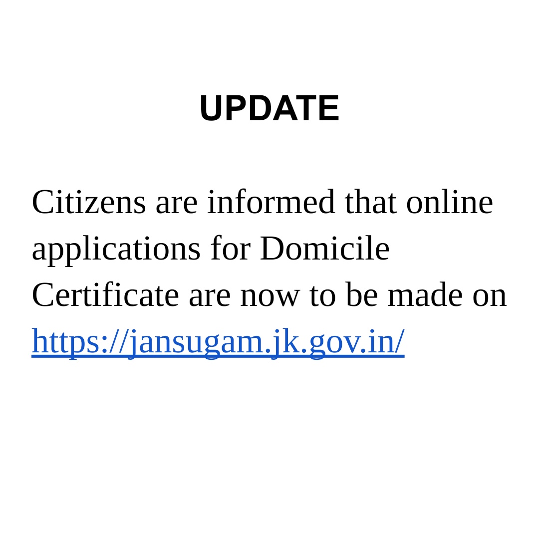 🌐 jansugam.jk.gov.in

<a href="/diprjk/">Information & PR, J&K</a>
