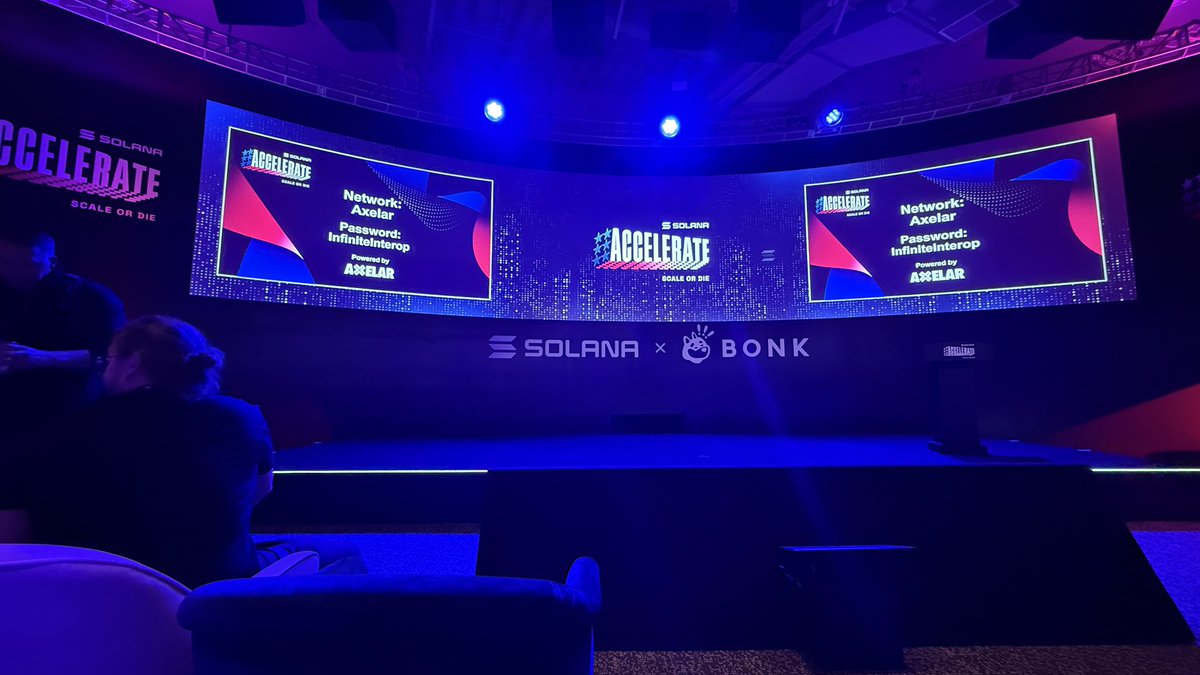 Thedegen's tweet photo. Accelerate💨
@SolanaConf https://t.co/j18Ojmzaze