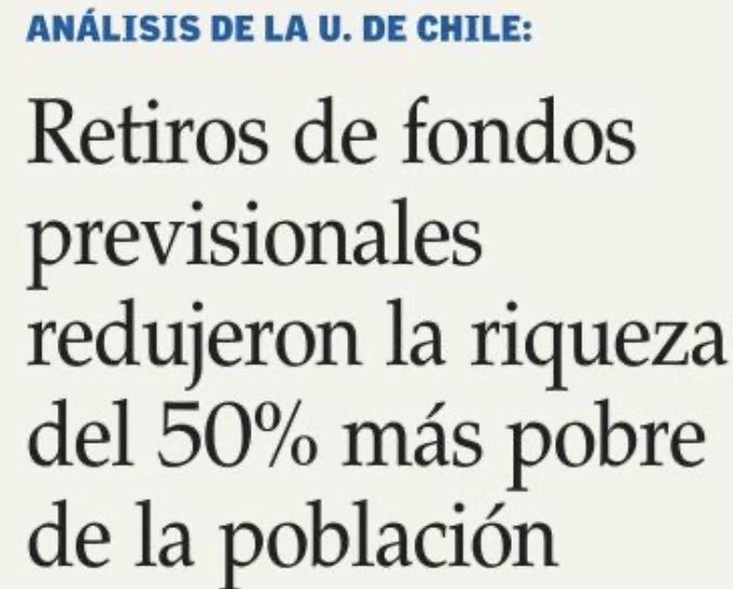Quienes se hacen responsables ?
Cuando los medios y muchos políticos de izquierda y derecha nos trataban de inhumanos y que queríamos defender a las AFP !!
El populismo lo pagan siempre los más pobres y la clase media.
Sin tapujos les puedo decir a todos ellos:
IRRESPONSABLES