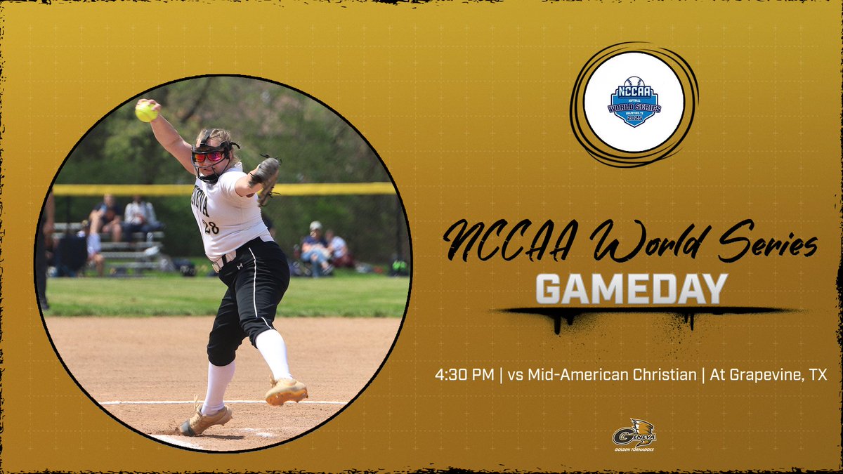 Softball begins play at the NCCAA World Series today with a first round matchup with Mid-American Christian!

⏰4:30 PM
📍Grapevine, TX
📺($) nccaanetwork.com
📊macuathletics.com/sidearmstats/s…