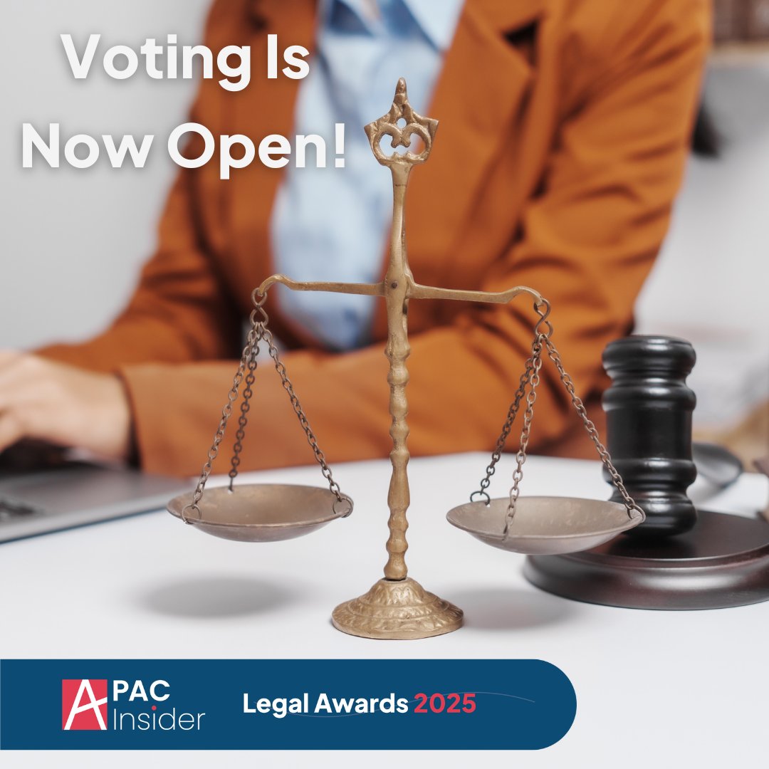 ⚖️ Voting is NOW OPEN for the Legal Awards 2025! 🏛️

Celebrate excellence across the APAC legal industry &amp; support those making a real impact!

Cast your vote today 👉 zurl.co/XS2Mm 

#LegalAwards #APACInsider #VoteNow #Awards2025 #LegalExcellence