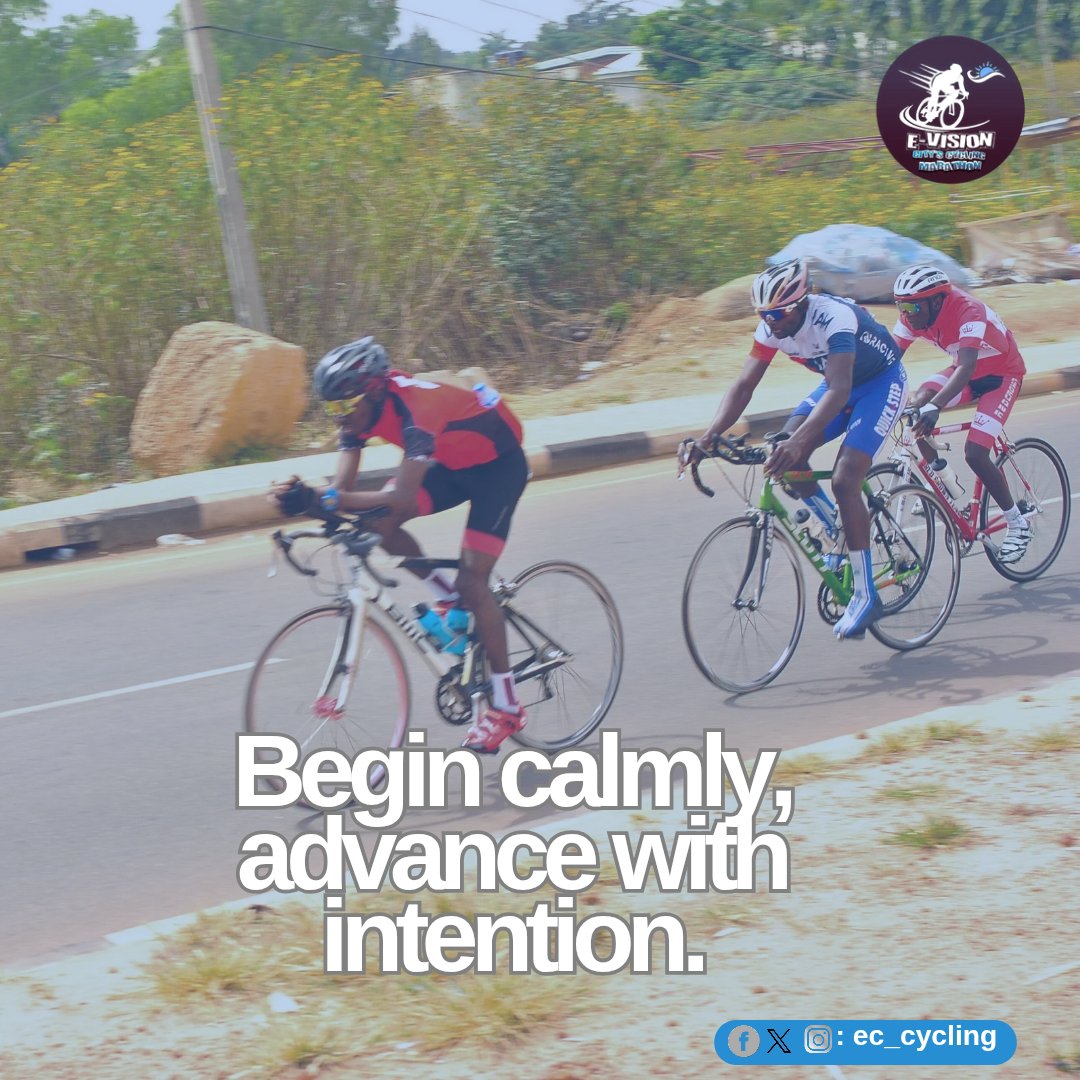 Ec_cycling's tweet photo. Monday Motivation
"Begin calmly, advance with intention"

Start your week with a clear mind and a purposeful stride. At Eccm, we're passionate about empowering your cycling journey.

Ride with intention:
- Set your goals
- Pedal with purpose
- Enjoy the ride https://t.co/Pq98oBSWhK