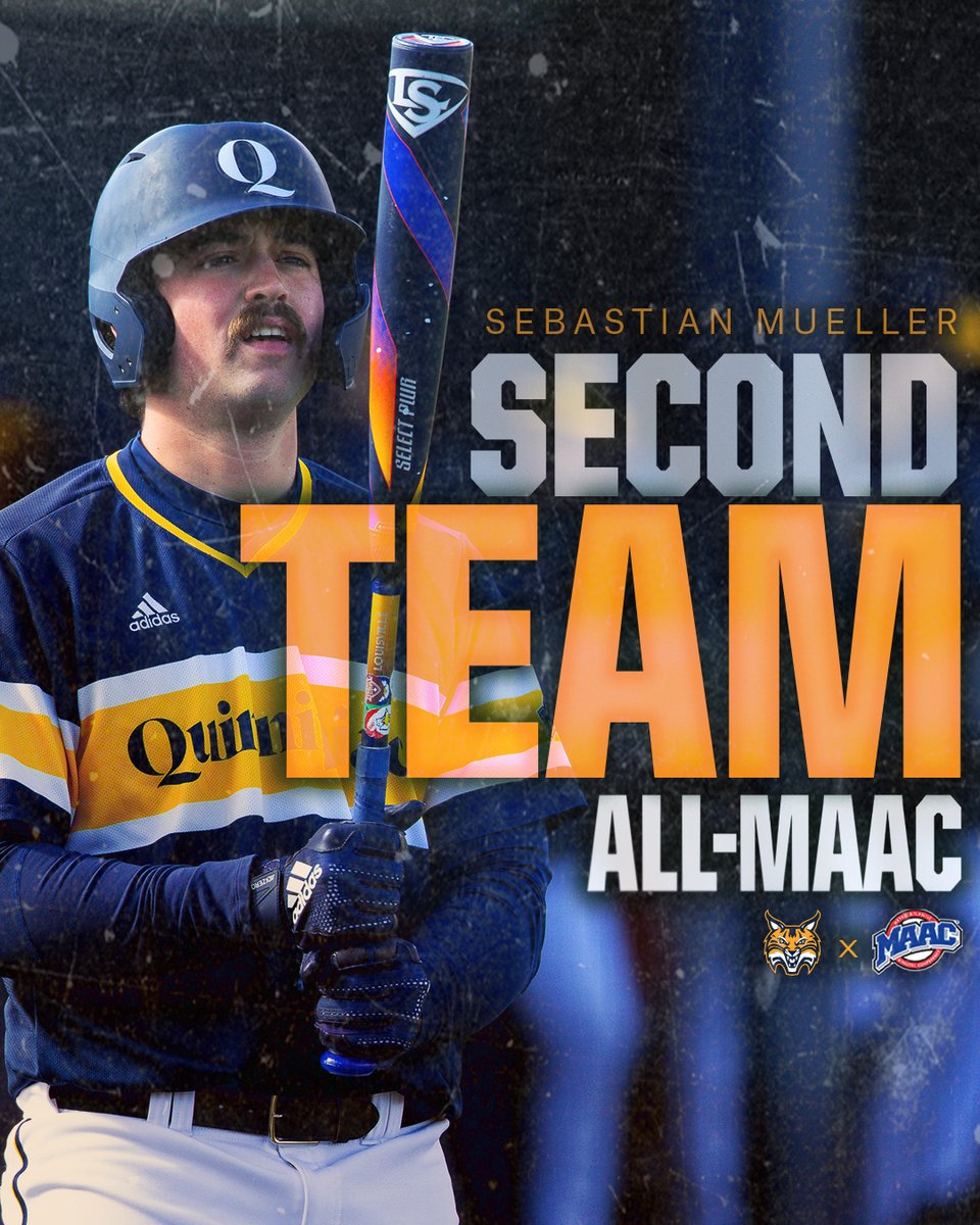 𝐀𝐥𝐥-𝐌𝐀𝐀𝐂 𝐒𝐞𝐜𝐨𝐧𝐝 𝐓𝐞𝐚𝐦 ⭐ 

Seb has been named to the All-MAAC Second team!

#BobcatNation x #MAACBaseball