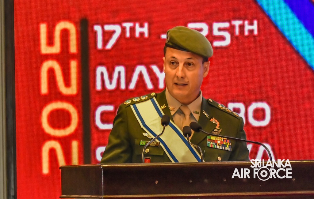 airforcelk's tweet photo. Sri Lanka proudly hosts the 80th #CISM General Assembly &amp; Congress in Colombo! Officially opened today under the patronage of Deputy Minister of Defence Maj Gen Aruna Jayasekara (Retd), with the Navy and Air Force Commanders in attendance.
#cism2025 #militarysports https://t.co/wOeorZPkEh