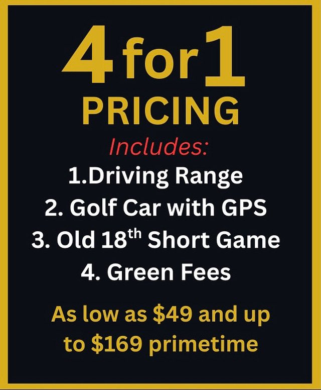 4 for 1 Pricing