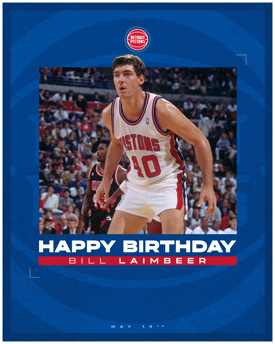 Detroit Pistons (@detroitpistons) on Twitter photo Happy birthday to an original Detroit Bad Boy
#DetroitBasketball birthday shoutouts presented by <a href="/Cheurlin1788/">Cheurlin Champagne</a> Happy birthday to an original Detroit Bad Boy
#DetroitBasketball birthday shoutouts presented by <a href="/Cheurlin1788/">Cheurlin Champagne</a>