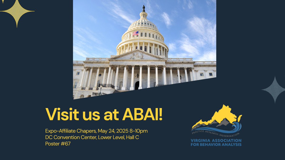 Heading to the ABAI convention this weekend? Come stop by our poster at the Affiliate Chapter Expo. We would love your support!