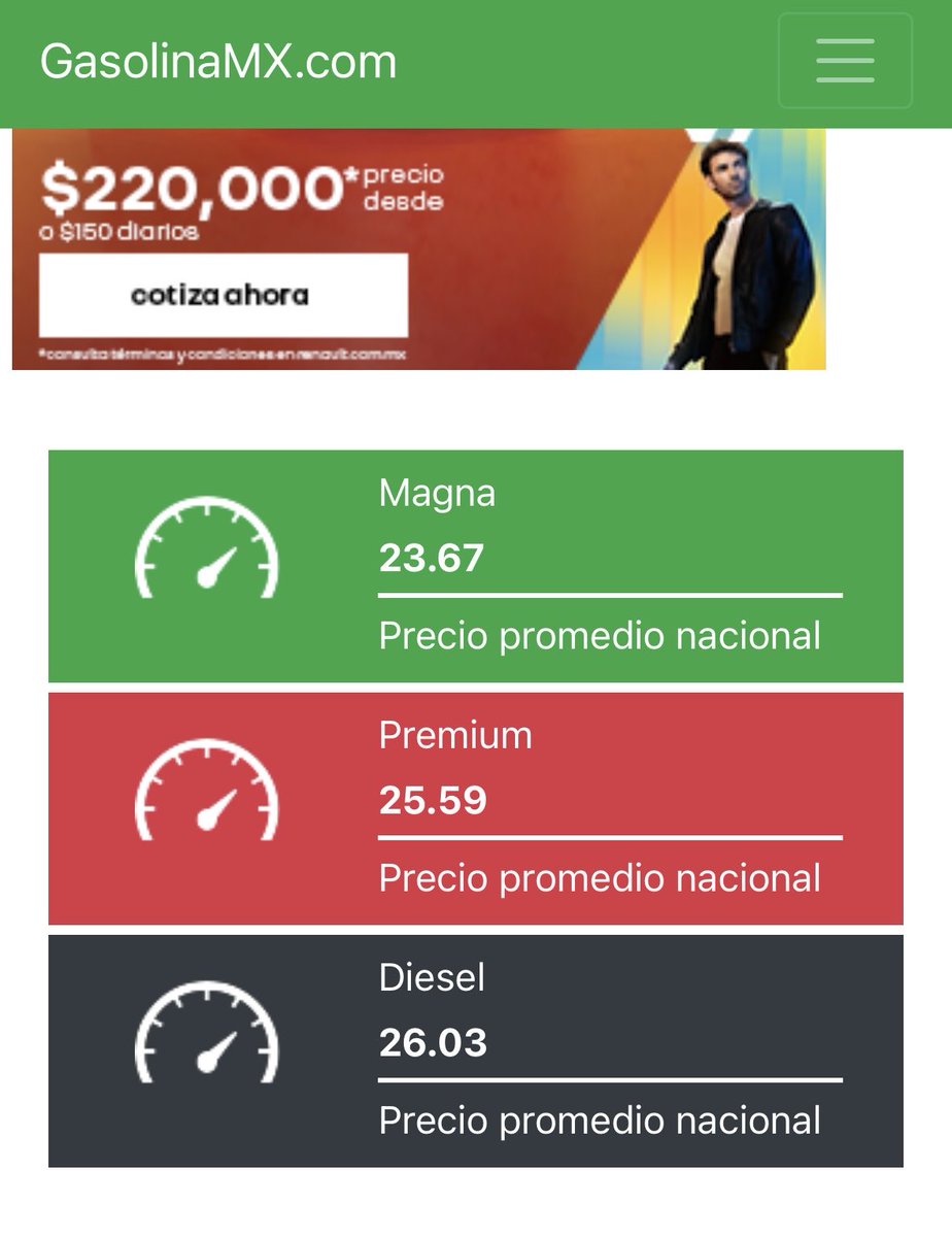 🔴 El precio promedio de la gasolina magna hoy es de 23.67 ; mientras que en Texas donde está “nuestra refinería” es de 14 ps el litro ! Es decir 70% más CARA en México ! Esa es nuestra soberanía energética ?
