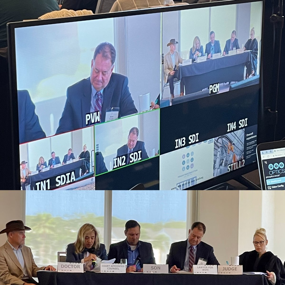ShuffieldLowman's tweet photo. Recently during a continuing legal education course for the Professional Fiduciary Council, Alexander Douglas and Stephanie Cook (pictured on the far right) participated in a judicial reenactment! https://t.co/k9vSiek5Dx