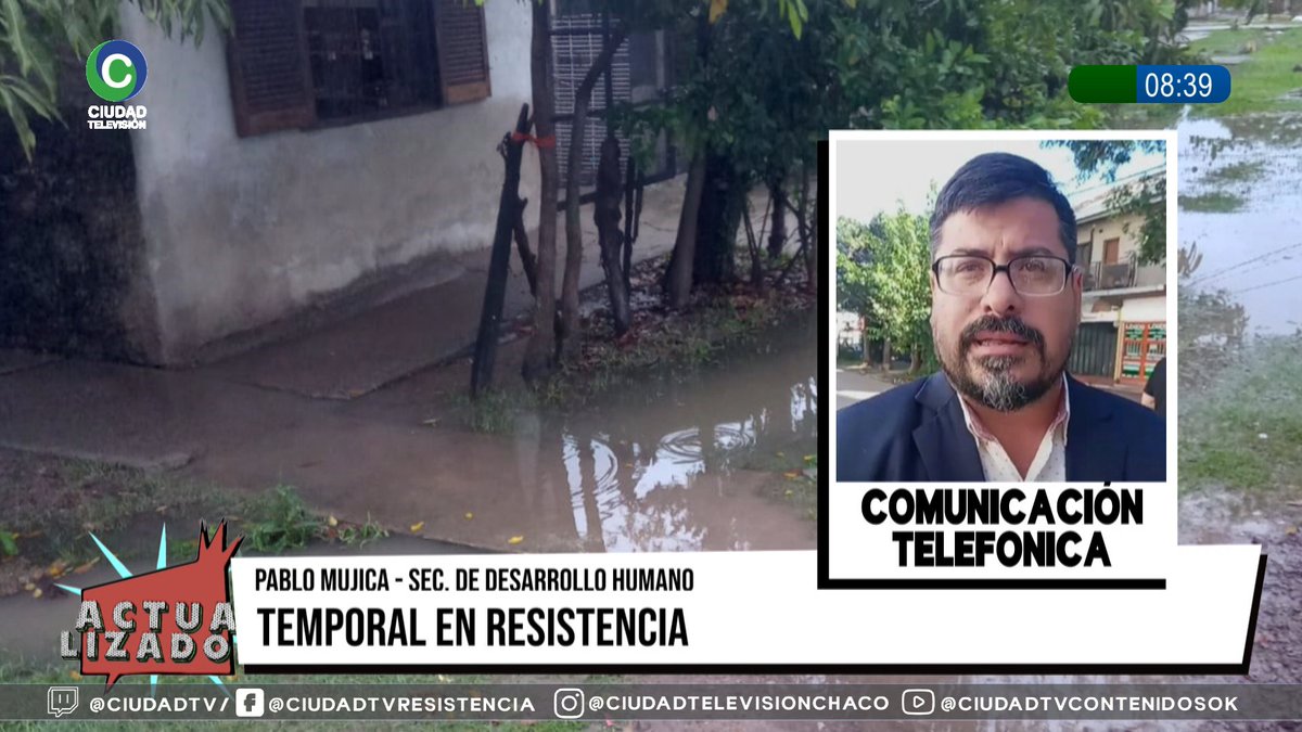 TEMPORAL EN RESISTENCIA

Volaron techos, árboles y desde el Municipio continúan recorriendo los barrios afectados y entregando mercadería y asistencia.