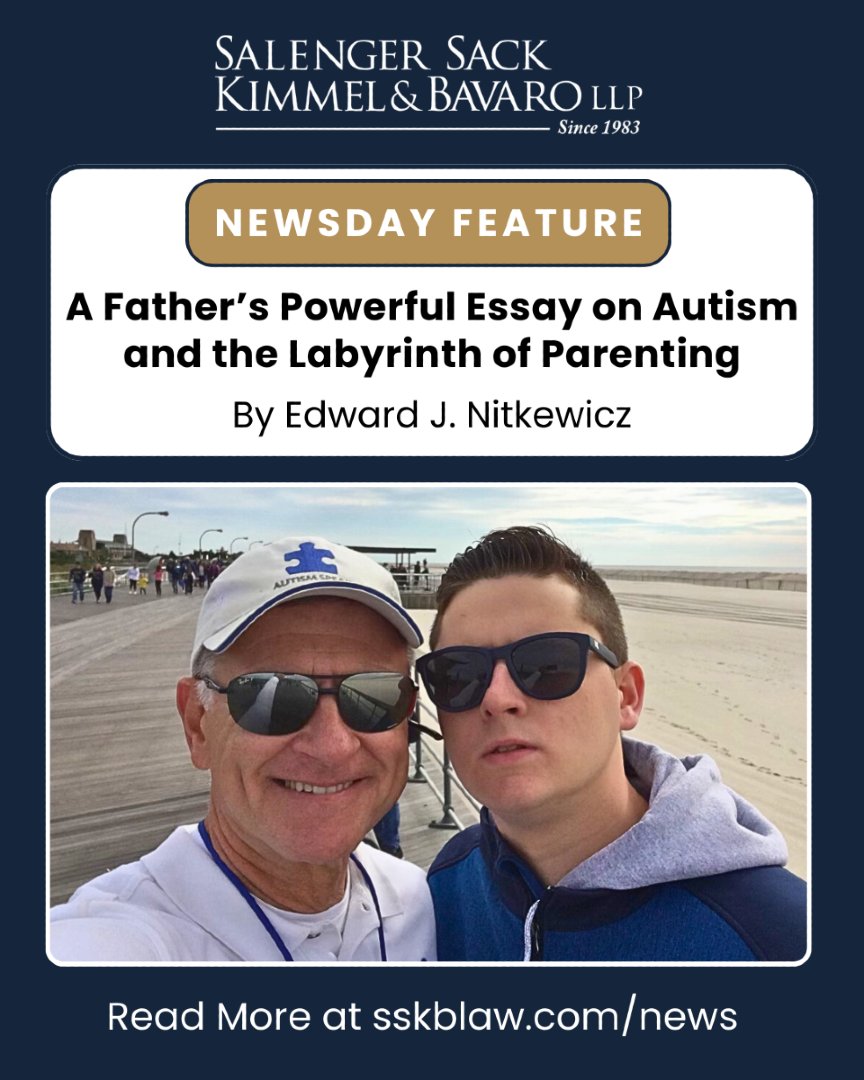 In a powerful Newsday letter, SSKB partner and autism advocate Ed Nitkewicz shares his personal journey as a parent navigating misinformation, fear, and false hope in the autism community.

👉 Read the full letter here: hubs.li/Q03n051g0

#AutismAwareness #Newsday #SSKB
