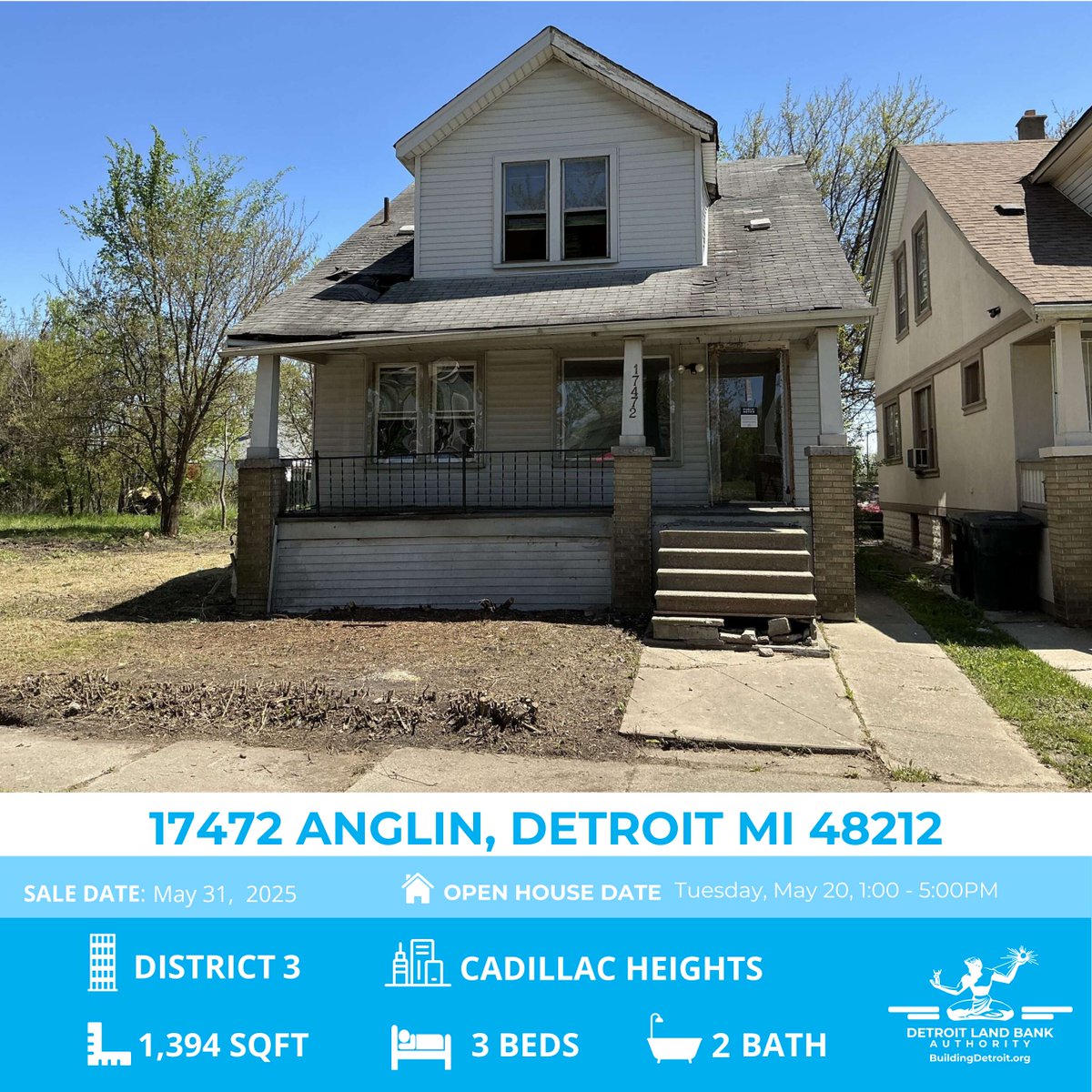 BuildingDet's tweet image. Take a tour this Tuesday! 🏡 Stop by our open house from 1–5 PM and explore available Detroit homes—your next move could start today!
#TourTuesday #DetroitHomes #OpenHouse #OwnDetroit