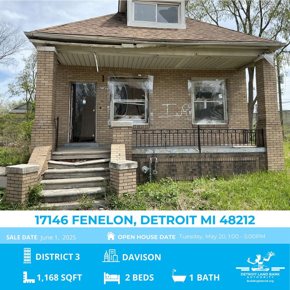 BuildingDet's tweet image. Take a tour this Tuesday! 🏡 Stop by our open house from 1–5 PM and explore available Detroit homes—your next move could start today!
#TourTuesday #DetroitHomes #OpenHouse #OwnDetroit