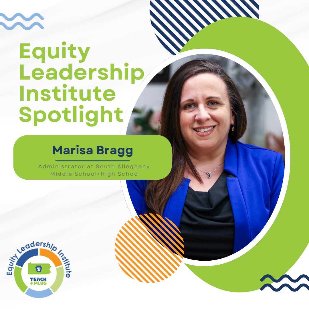 TeachPlusPA's tweet image. 🌟 #TeacherSpotlight: Meet Marisa Bragg, a 2024-25 Equity Leadership Institute member! She’s an admin at South Allegheny MS/HS, with 20+ years of experience + a passion for equity, instruction, and student growth. #TeachPlusPA #EquityInEducation #PAEducators