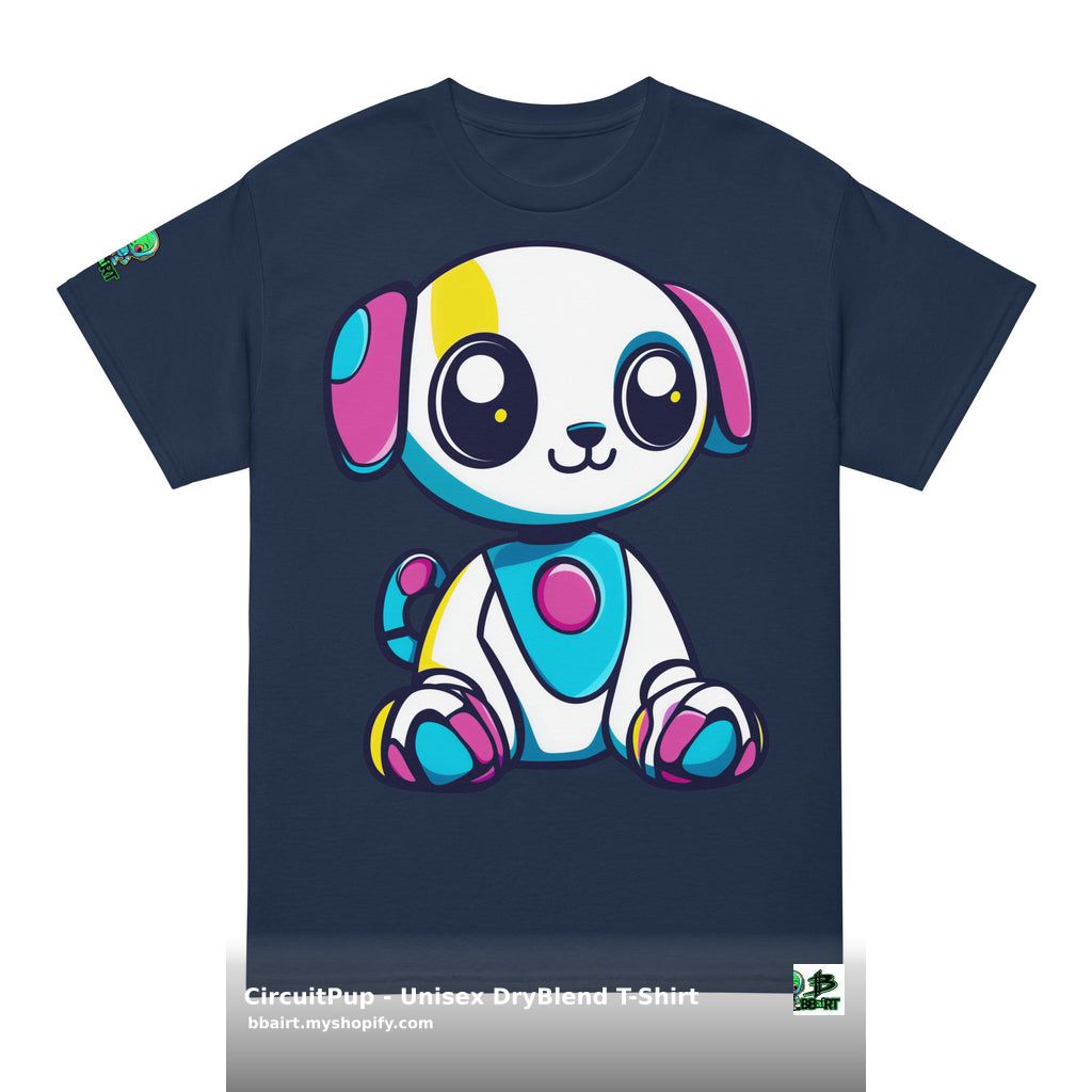 thebbairt's tweet image. Unleash a new era of style with CircuitPup - your futuristic Kawaii Kingdom companion. Stay comfy and cool with our DryBlend tee, perfect for every adventure! 🌟🐶🌐 #cutetech #cyberpuppy #SciFiFashion #KawaiiRobot shortlink.store/fdsz3bp_0avl