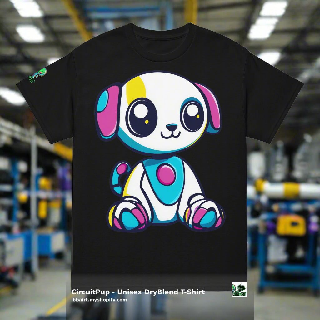 thebbairt's tweet image. Unleash a new era of style with CircuitPup - your futuristic Kawaii Kingdom companion. Stay comfy and cool with our DryBlend tee, perfect for every adventure! 🌟🐶🌐 #cutetech #cyberpuppy #SciFiFashion #KawaiiRobot shortlink.store/fdsz3bp_0avl