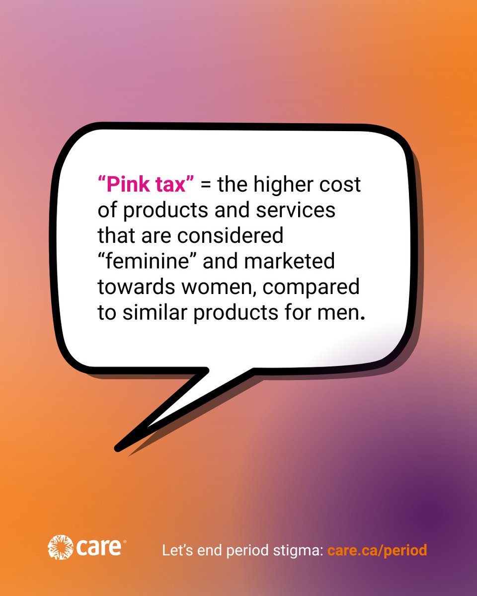 CARE Malawi (@careintmalawi) on Twitter photo The pink tax is real—and during disasters, it hits even harder. When pads become scarce and expensive, women and girls pay with their health, dignity, and inclusion. Period products aren’t a luxury. They’re a right. #PeriodPoverty #EndPeriodPoverty #PinkTax The pink tax is real—and during disasters, it hits even harder. When pads become scarce and expensive, women and girls pay with their health, dignity, and inclusion. Period products aren’t a luxury. They’re a right. #PeriodPoverty #EndPeriodPoverty #PinkTax