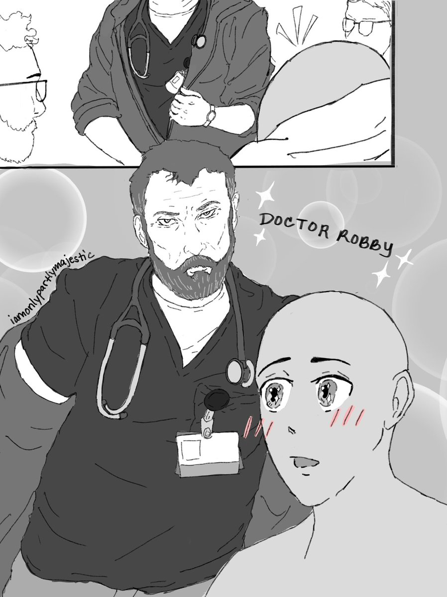 myopicmanatee's tweet image. POV: You came in during Dr. Robby’s shift and *he just took off his hoodie* (aka you might be dying) #thepitt #drrobby #michaelrobinavitch #hbo