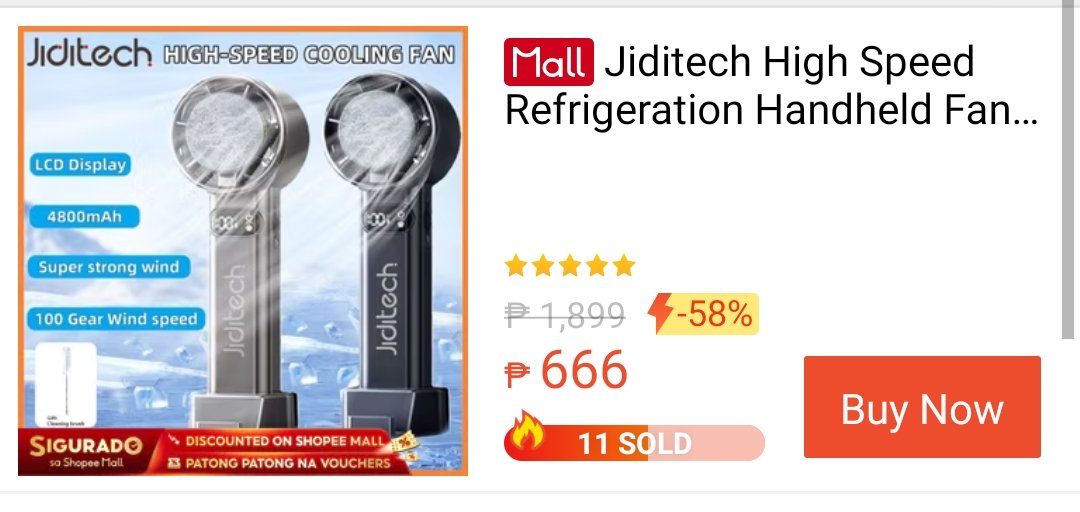shoppytherapy's tweet photo. jiditech high speed fan ₱666
🛒 https://t.co/kV10vHVyxK https://t.co/O1fMLBcokq