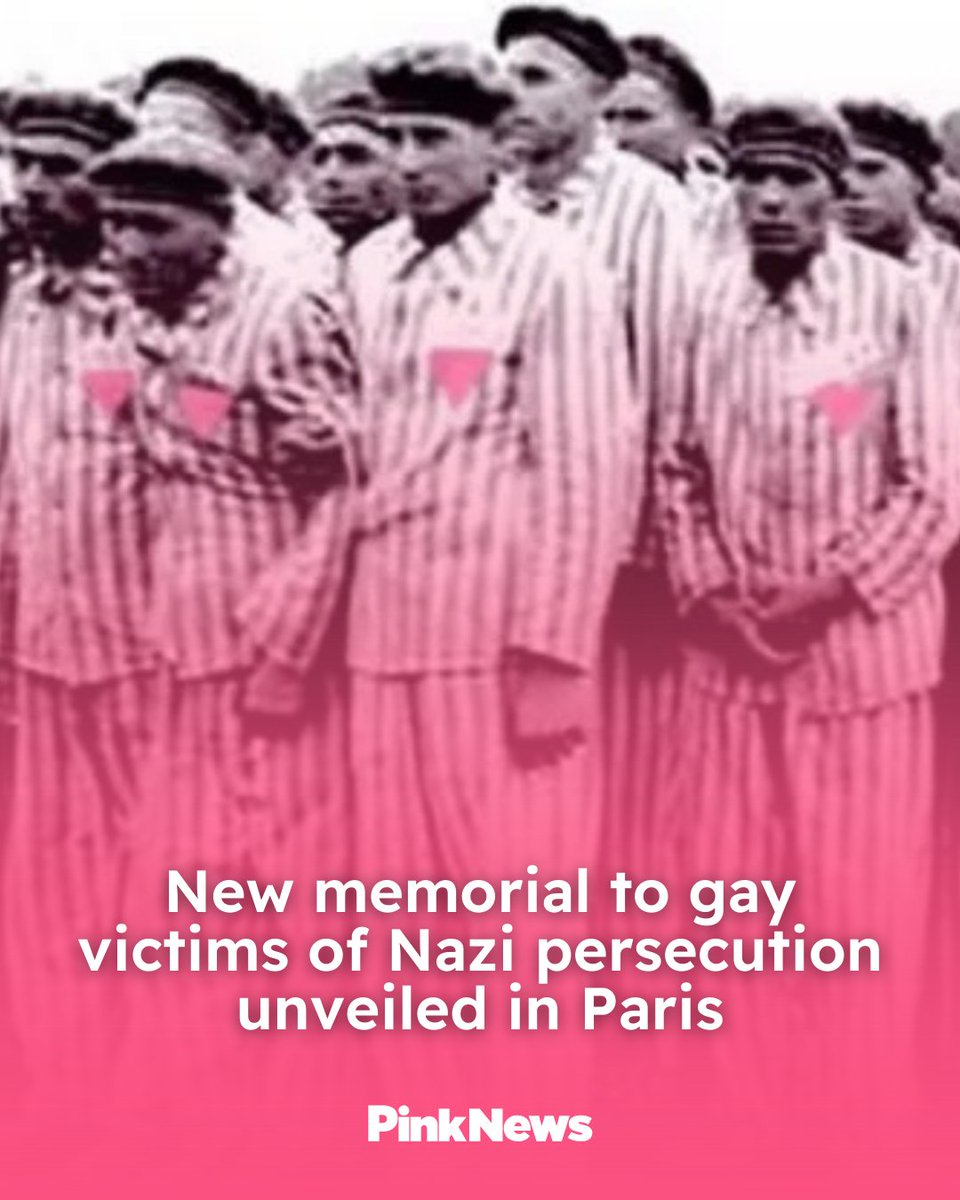 New memorial to gay victims of Nazi persecution unveiled in Paris ➡️ bit.ly/4ks6e8C