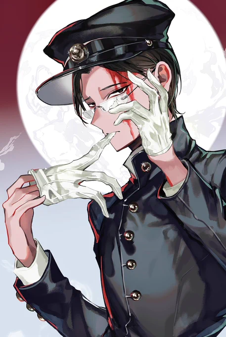 #OC #illustration 赤はまだ乾かない