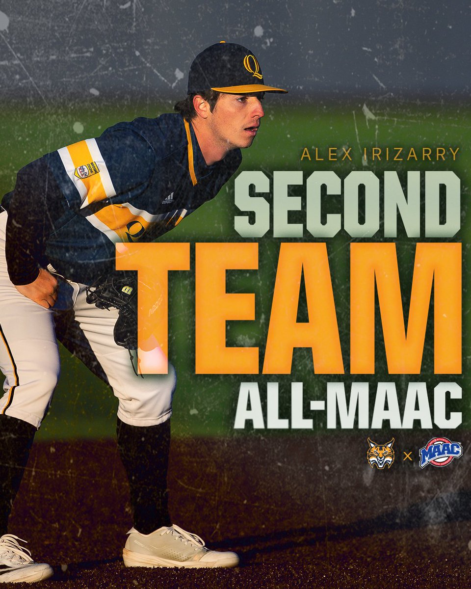 𝐀𝐥𝐥-𝐌𝐀𝐀𝐂 𝐒𝐞𝐜𝐨𝐧𝐝 𝐓𝐞𝐚𝐦 ⭐ 

Alex has been named to the All-MAAC Second team!

#BobcatNation x #MAACBaseball