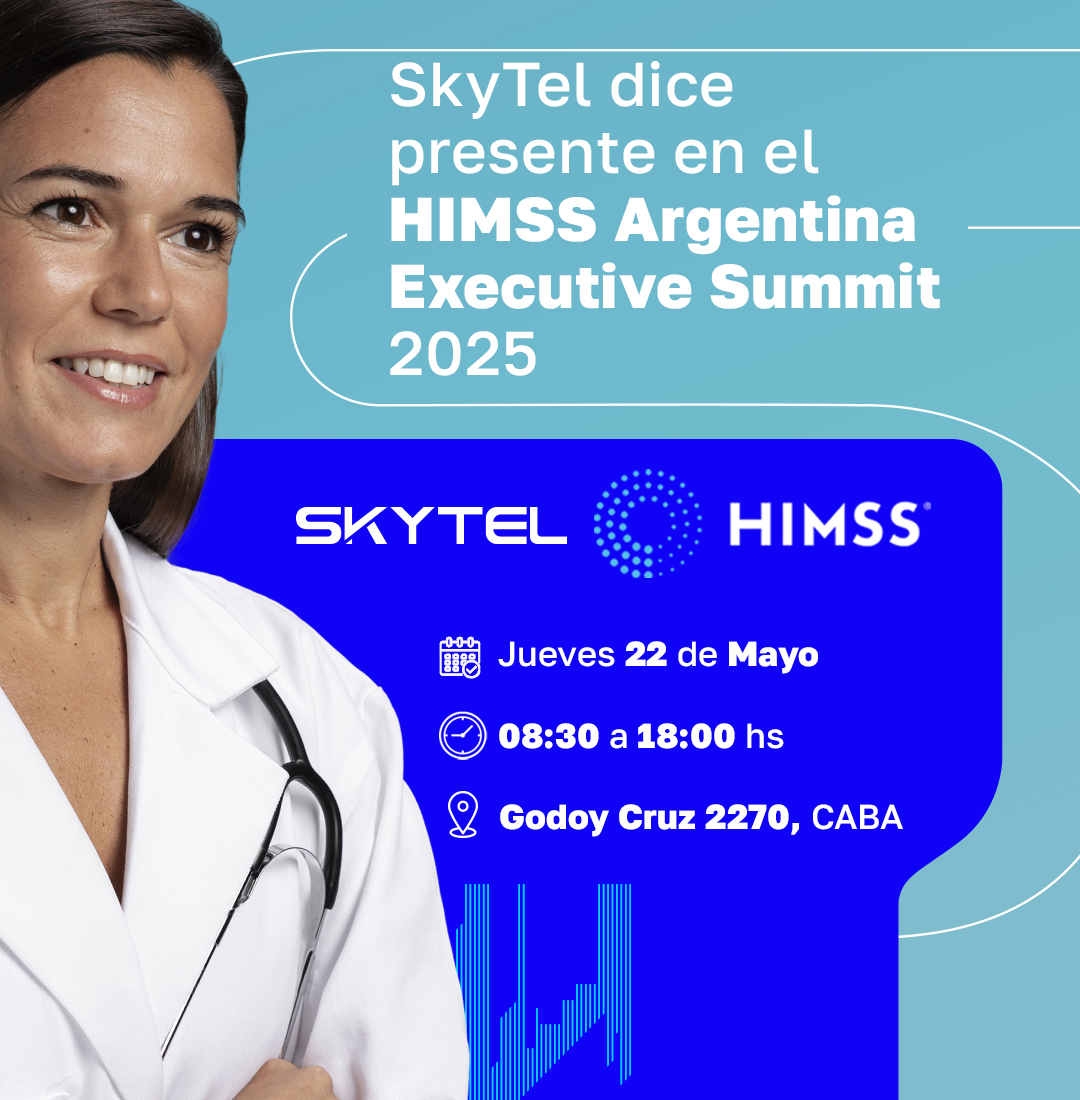 skytelgroup's tweet photo. ¡Nos vemos en el HIMSS Argentina 2025! 🇦🇷💥
SkyTel estará presente con stand propio en el evento que reúne lo mejor de la salud digital en la región. 🩺💻
📍Centro Cultural de la Ciencia (C3) – Palermo
 📅 Jueves 22 de mayo
 ⏰ 08:30 a 18:00 hs https://t.co/gjn4Dv1JZj