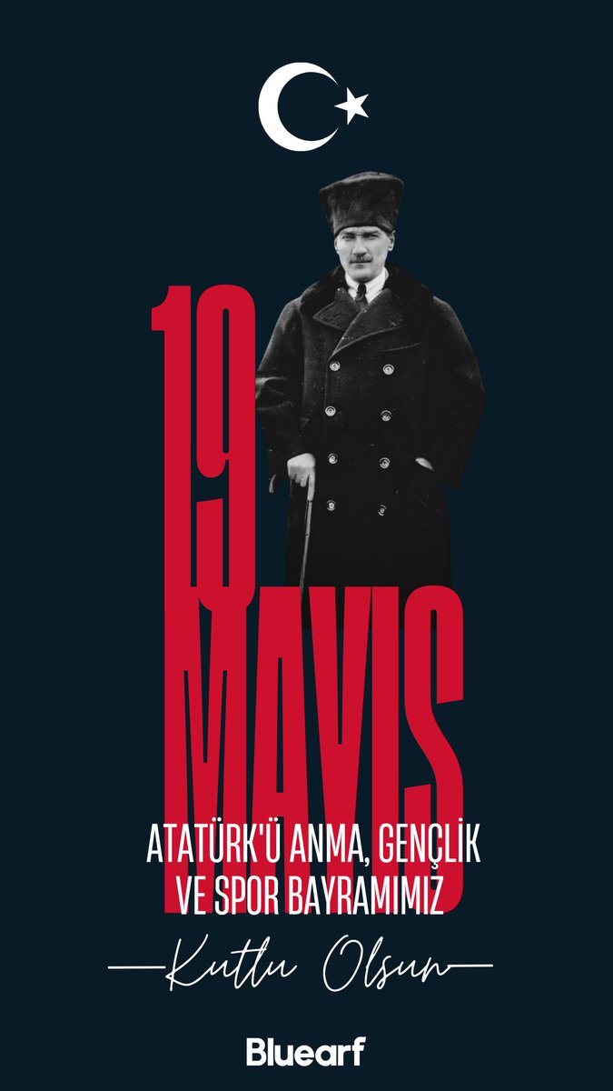 bluearf_'s tweet photo. 19 Mayıs, milletimizin ufkunda parlayan sonsuz bir umut kıvılcımıdır; bu ışığı geleceğe taşıyacak olan biz gençleriz.
Atatürk’ü Anma, Gençlik ve Spor Bayramımız kutlu olsun! 🇹🇷 https://t.co/oMTzErhmxW