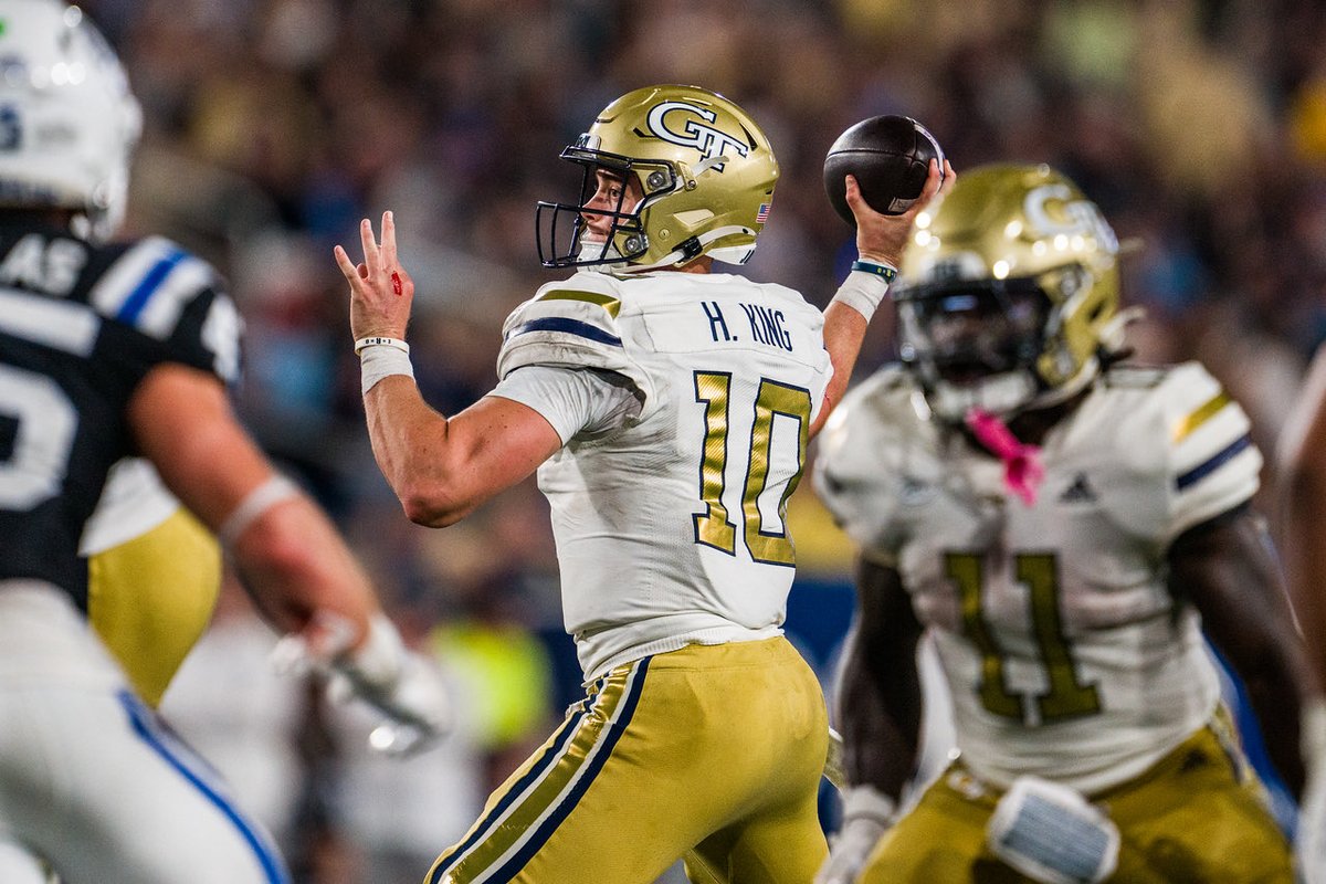 Georgia Tech Football (@georgiatechfb) on Twitter photo Per ESPNโs <a href="/ADavidHaleJoint/">๐ซ๐
ฐ๏ธโ๏ธ๐</a>:
ACC QBs to post a 7-to-1 touchdown-to-interception ratio over the past 20 years: Jordan Travis, Devin Leary, Trevor Lawrence, Deshaun Watson, Russell Wilson and <a href="/haynes_king10/">Haynes King</a>. ๐
2025 ๐๏ธ: buzz.gt/25FBTixInfo
#StingEm ๐ Per ESPNโs <a href="/ADavidHaleJoint/">๐ซ๐
ฐ๏ธโ๏ธ๐</a>:
ACC QBs to post a 7-to-1 touchdown-to-interception ratio over the past 20 years: Jordan Travis, Devin Leary, Trevor Lawrence, Deshaun Watson, Russell Wilson and <a href="/haynes_king10/">Haynes King</a>. ๐
2025 ๐๏ธ: buzz.gt/25FBTixInfo
#StingEm ๐