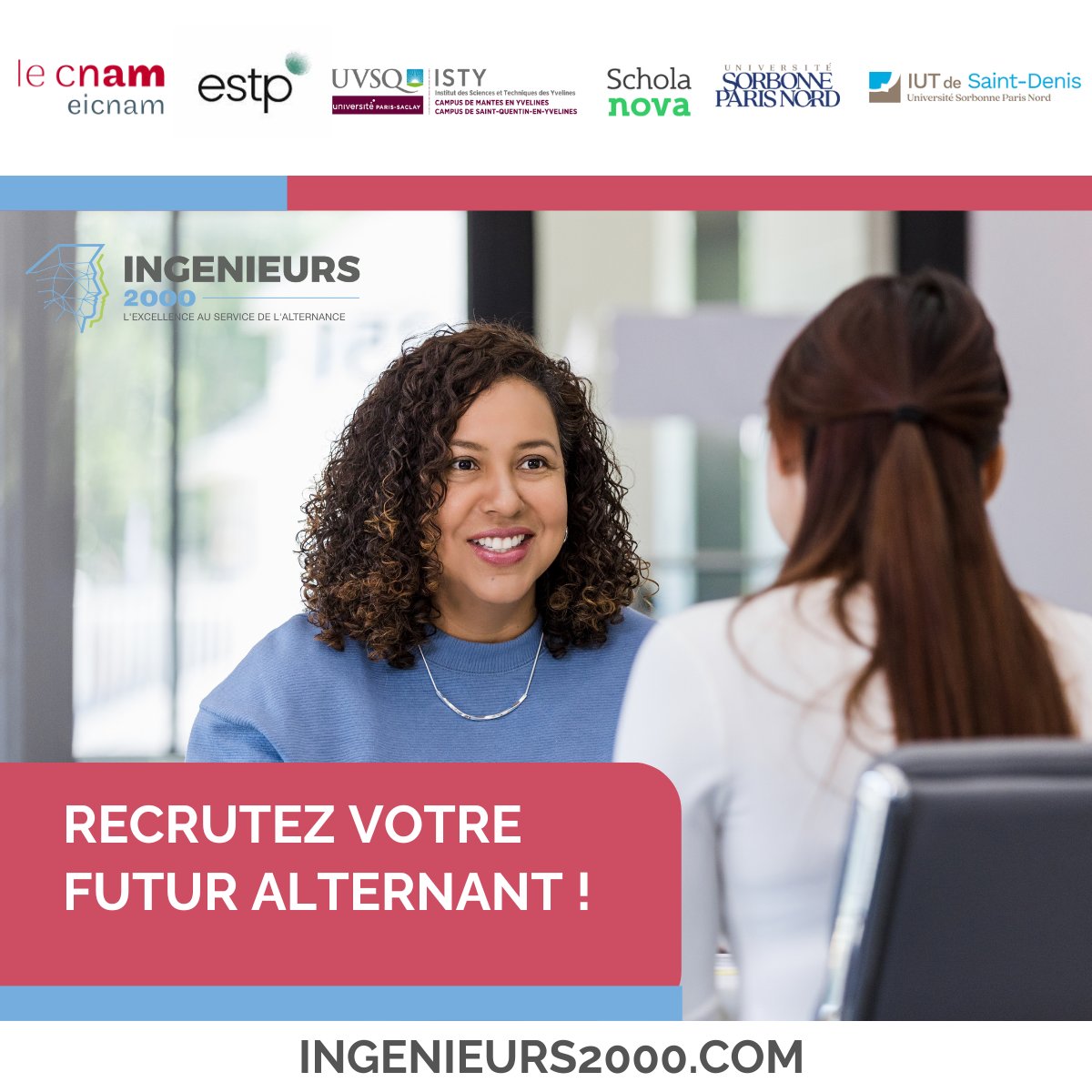 🚨 Ne tardez pas, recrutez un apprenti avant le 30 juin, avant l'entrée en vigueur des nouvelles dispositions le 1er juillet prochain. 

Contactez dès maintenant nos équipes :

📩 entreprise@ingenieurs2000.com
📌 Déposez une offre d'alternance 👇
ingenieurs2000.com/offre-apprenti…