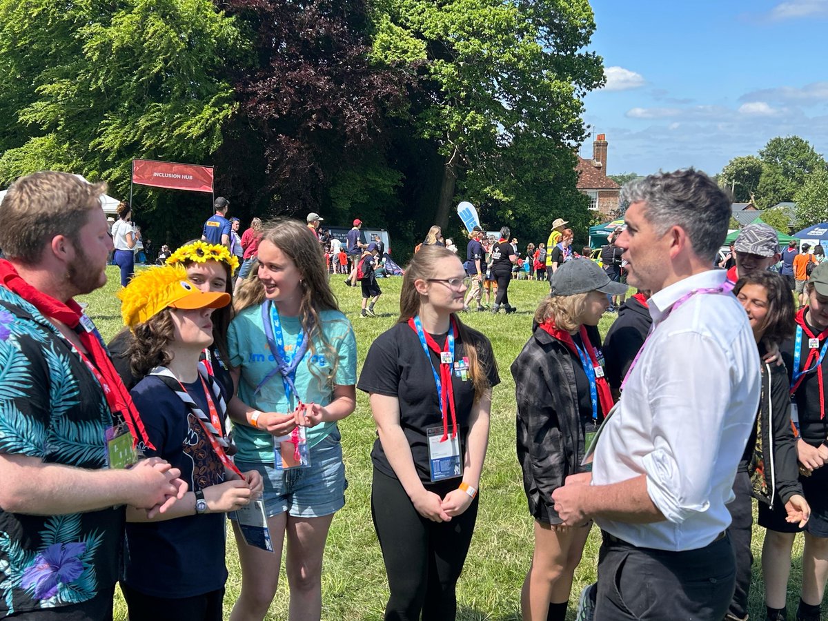 LukeMLabour's tweet photo. Brilliant to join #BEASTLY25 in Basingstoke this weekend.

More than 2,000 Scouts and Girl Guides, 500 volunteers, and over 7,000 hours of effort put into 100+ activities – all to create something really special for young people across our area.

From Squirrels to Explorers, Rainbows to Rangers, the scale and spirit of the event was a real credit to everyone involved.

Huge thanks to all the organisers, volunteers and leaders who made it happen