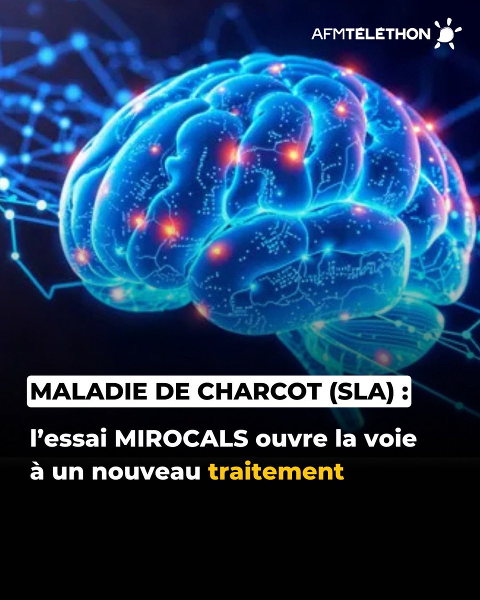 AFM-Téléthon (@telethon_france) on Twitter photo 🧠 Maladie de Charcot (SLA) : les résultats prometteurs de l’essai européen MIROCALS.
Chez certains patients, l'interleukine-2 à faibles doses pourrait ralentir la progression de la maladie.
Une étude soutenue par l’@telethon_france et <a href="/GenethonFr/">GENETHON France</a>.
👉 bit.ly/3F8CuP5 🧠 Maladie de Charcot (SLA) : les résultats prometteurs de l’essai européen MIROCALS.
Chez certains patients, l'interleukine-2 à faibles doses pourrait ralentir la progression de la maladie.
Une étude soutenue par l’@telethon_france et <a href="/GenethonFr/">GENETHON France</a>.
👉 bit.ly/3F8CuP5