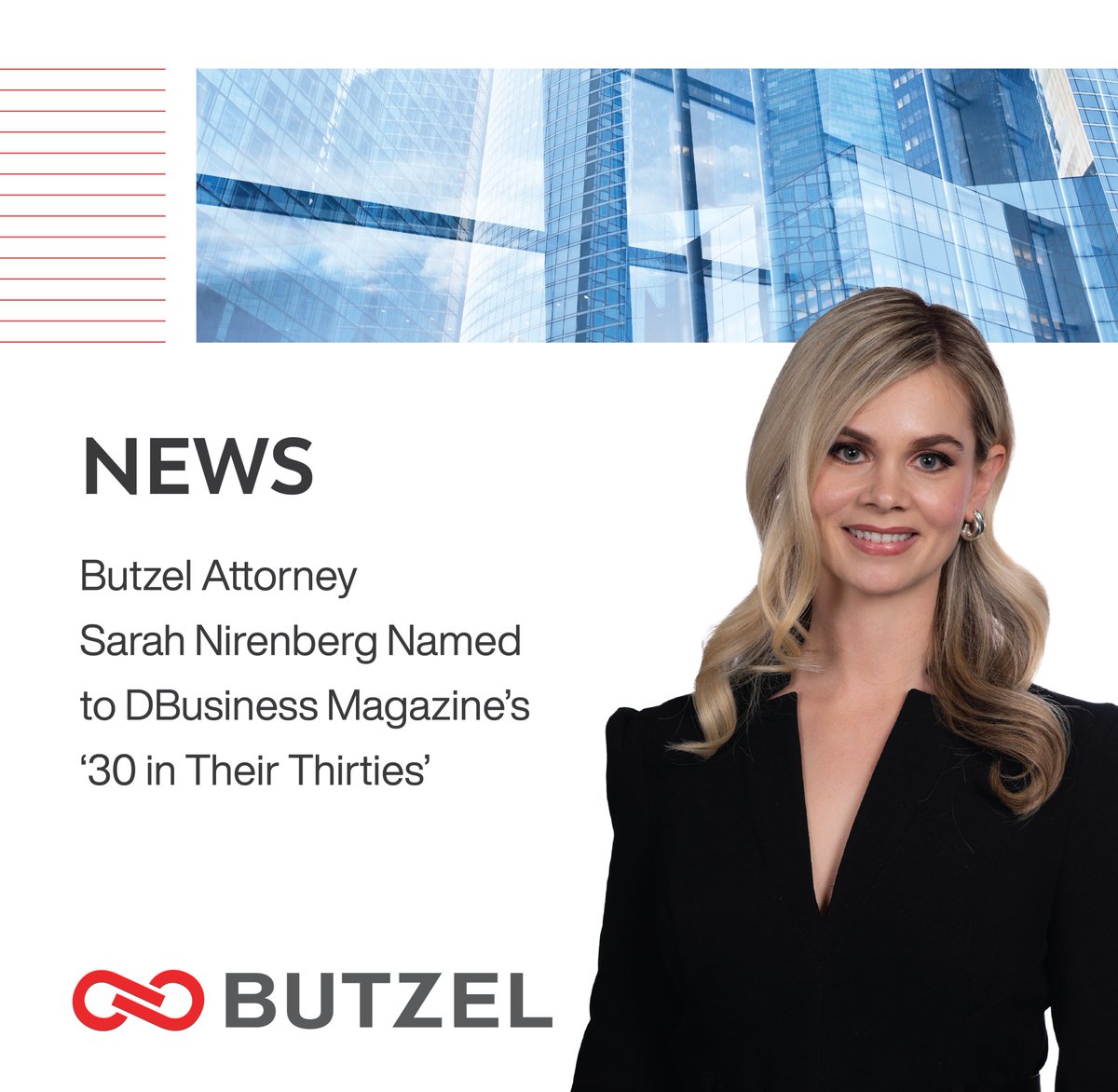 Butzel (@butzel_long) on Twitter photo Butzel attorney Sarah L. Nirenberg has been named to <a href="/dbusiness/">DBusiness Magazine</a> “30 in their Thirties. butzel.com/news-butzel-at… Butzel attorney Sarah L. Nirenberg has been named to <a href="/dbusiness/">DBusiness Magazine</a> “30 in their Thirties. butzel.com/news-butzel-at…