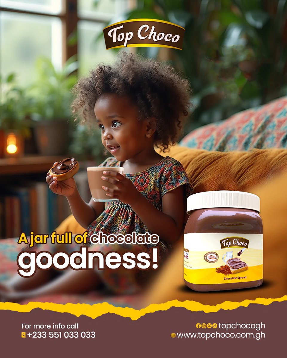 Good days start with a jar full of chocolate goodness! 🍫
Choose TOPCHOCO!!!