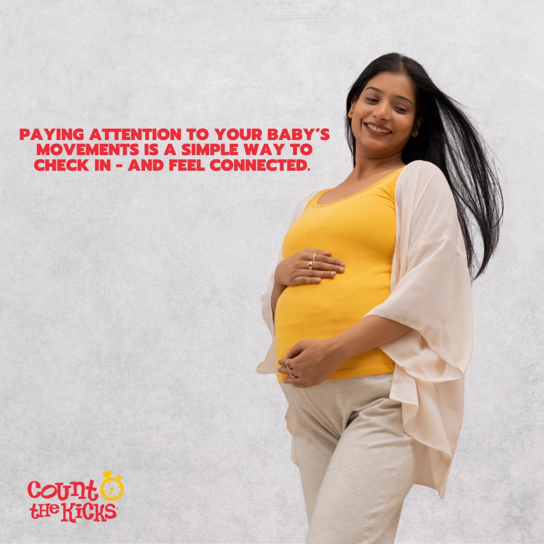 Paying attention to your baby’s movements is a simple way to check in - and feel connected.
Whether you're on the go or taking it easy, we’re here for every moment.

You’re doing an amazing job, Mama. 👣

 #Stillbirth #ThirdTrimester #FetalMovements #BabyKicks
