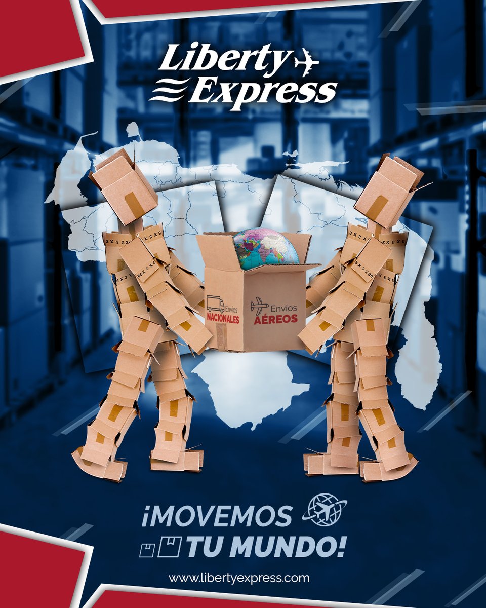 👍✈️Disfruta del mejor servicio que solo te ofrece Liberty Express📦🤩
.
🔸Envíos nacionales
🔸Exportaciones
🔸Compras online
🔸Lo compramos por ti
🔸Devoluciones

#LibertyExpress #Courier #Venezuela #EnvíosInternacionales #ComprasporInternet #envios #enviosdesdevenezuela