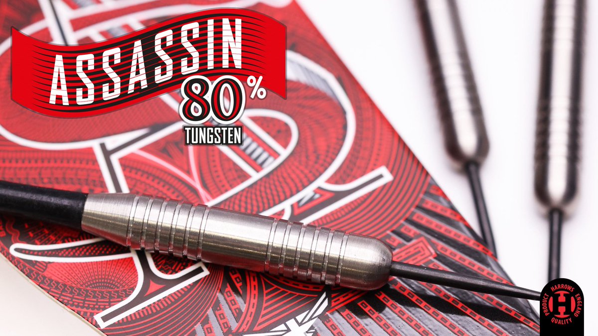 HarrowsDarts's tweet photo. The Assassin Range

The 80% tungsten Assassin range cover weights from 18g all the way up to 40g. 

This comprehensive range offers grip styles for every player.

#MadeInEngland #DefyLimits https://t.co/RAFv2JIvgs