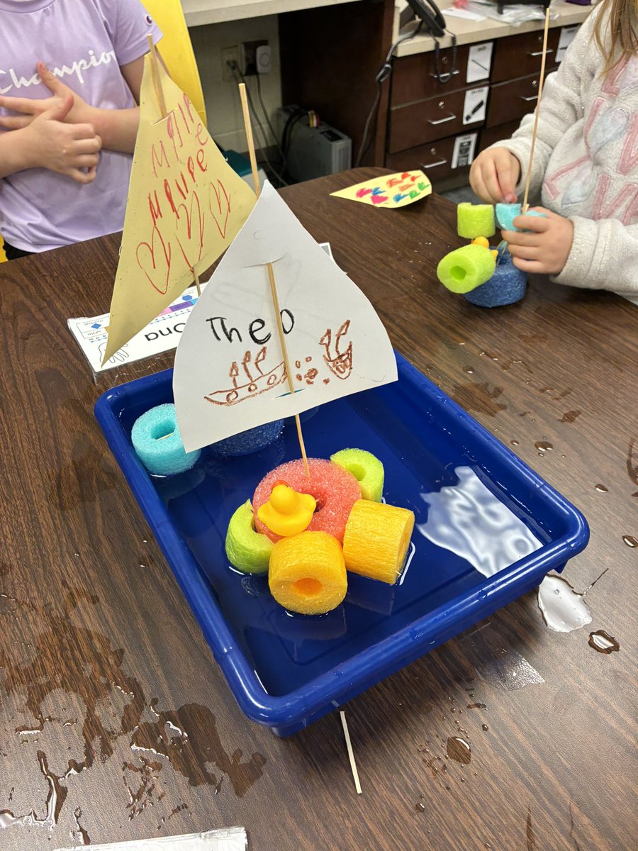 Kinders design and build boats to keep the rubber ducky dry.  <a href="/ApacheIS512/">ApacheIS SMSD</a>